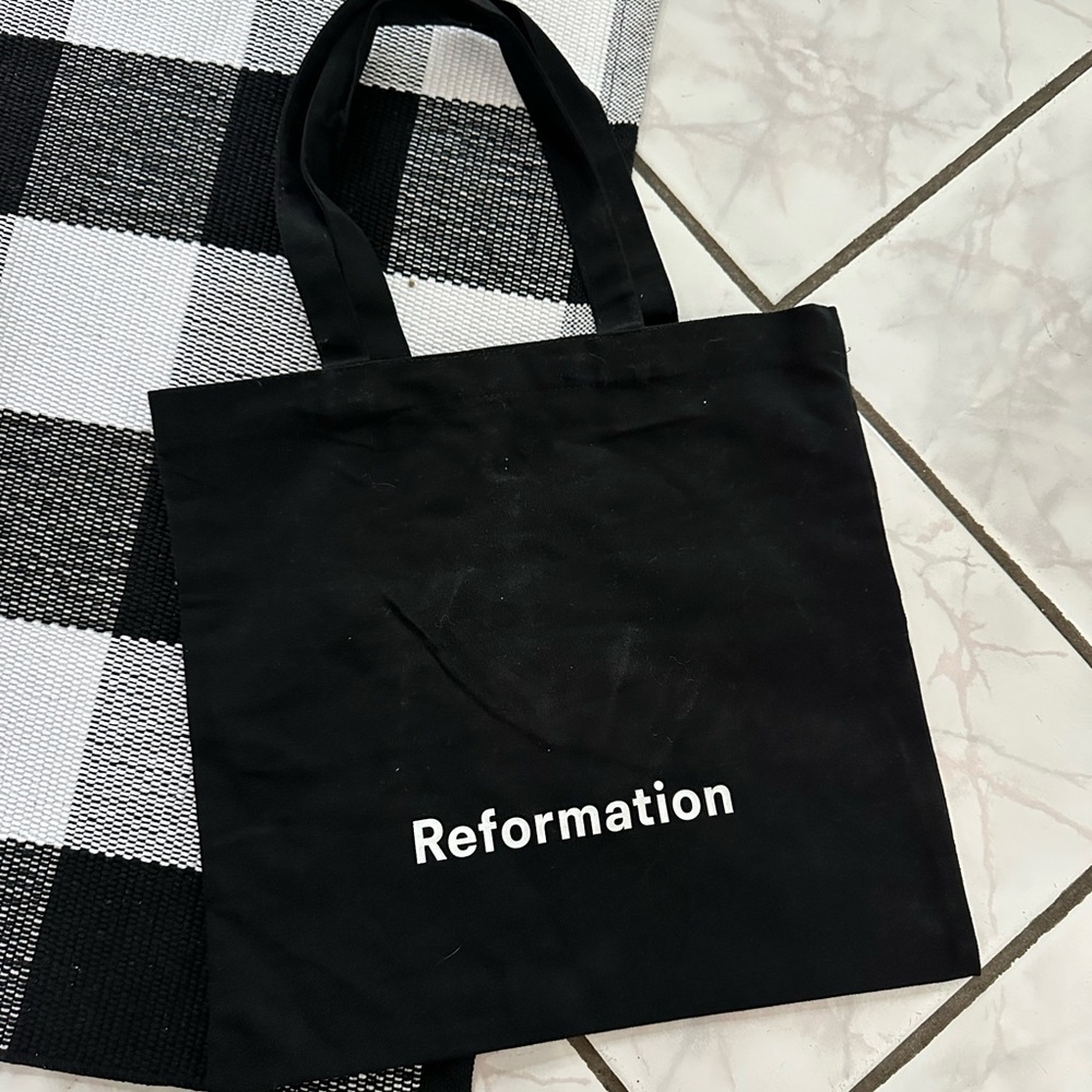 Reformation tote bag